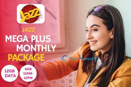 Jazz mega plus Monthly package