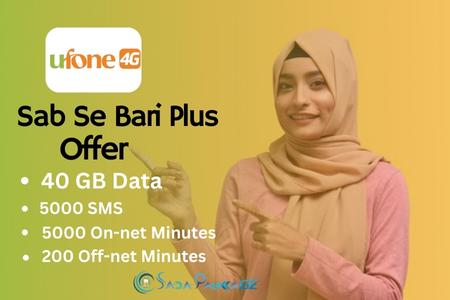 Image of Ufone Sab Se Bari Plus Offer