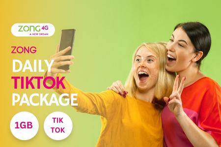 zong daily tiktok package code