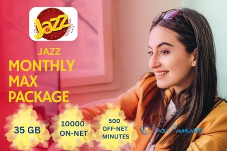 Jazz monthly max Package
