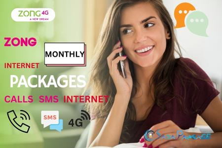 Pic of Zong Monthly Internet Packages